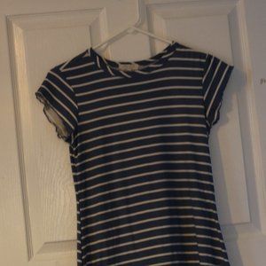 Blue and White Striped Dress from Ultra Flirt